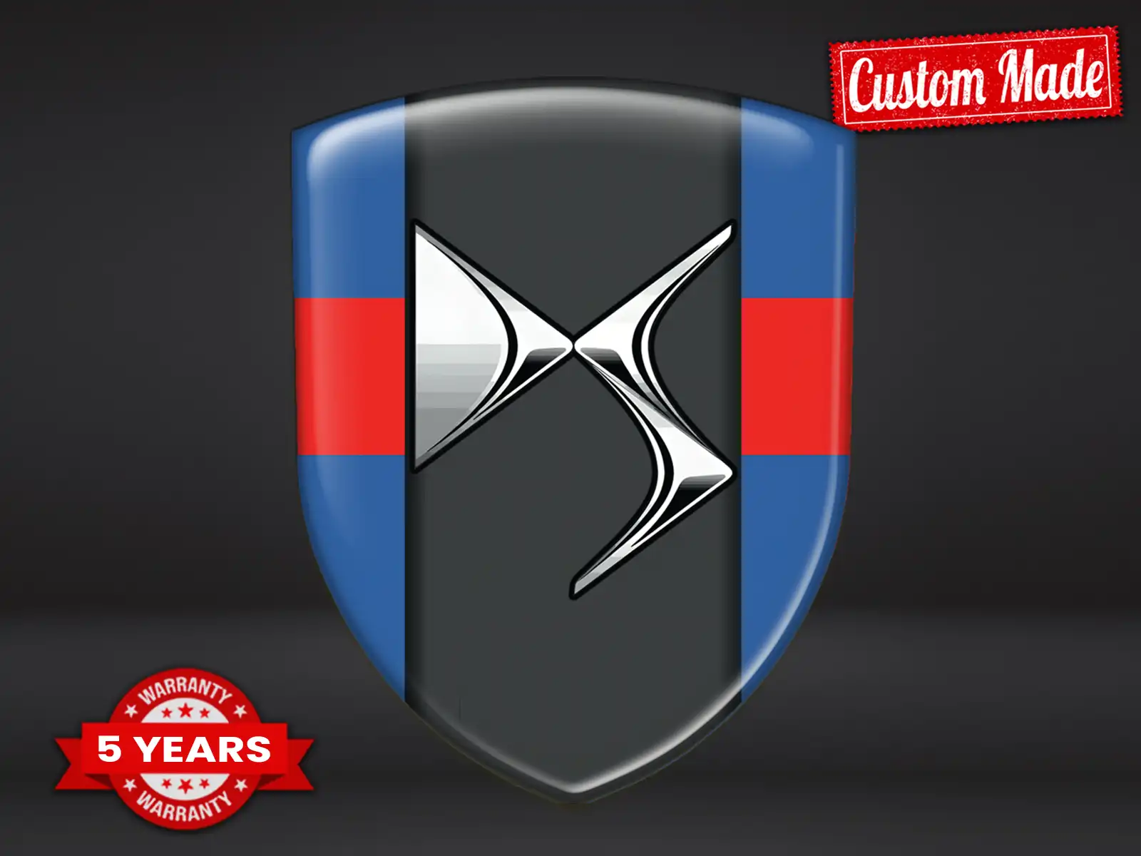 Citroen Pegatina Relieve Auto Resistente Premium Minimalista